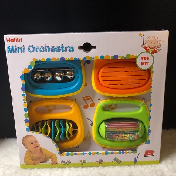 Halilit Mini Orchestra, Colorful Rhythm Pals Set Of 4 - Picture 1 of 4